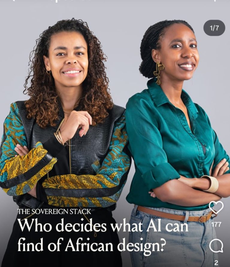 Who decides what AI can find of African design?